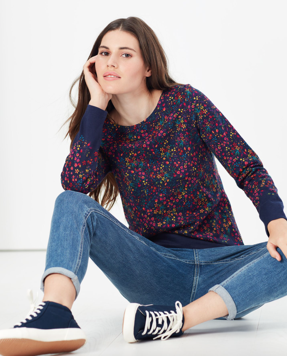 Joules - Women's Harbour Print NAVDITSY