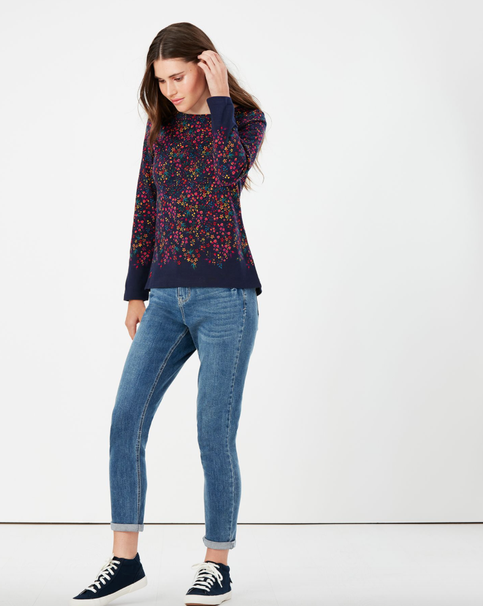 Joules - Women's Harbour Print NAVDITSY