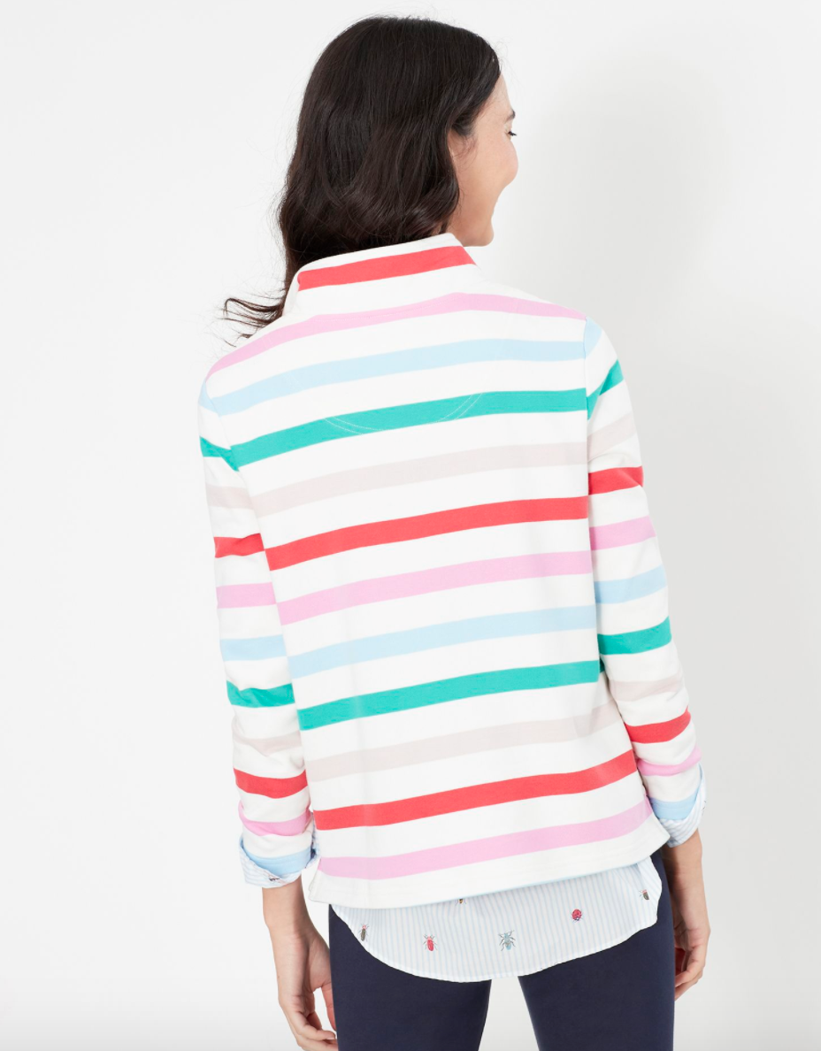 Women's Pip Sweatshirt - Cream Multi Stripe