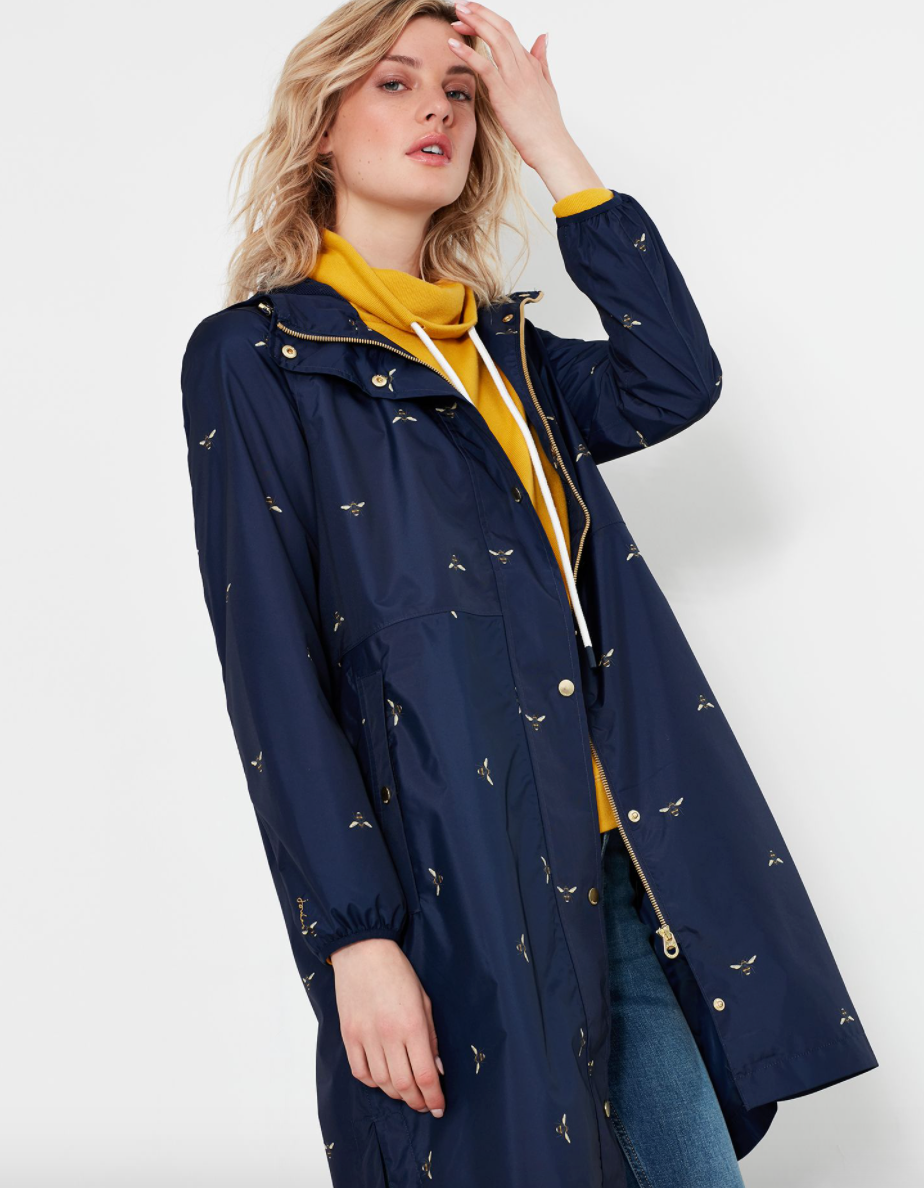 Womens blue discount raincoat