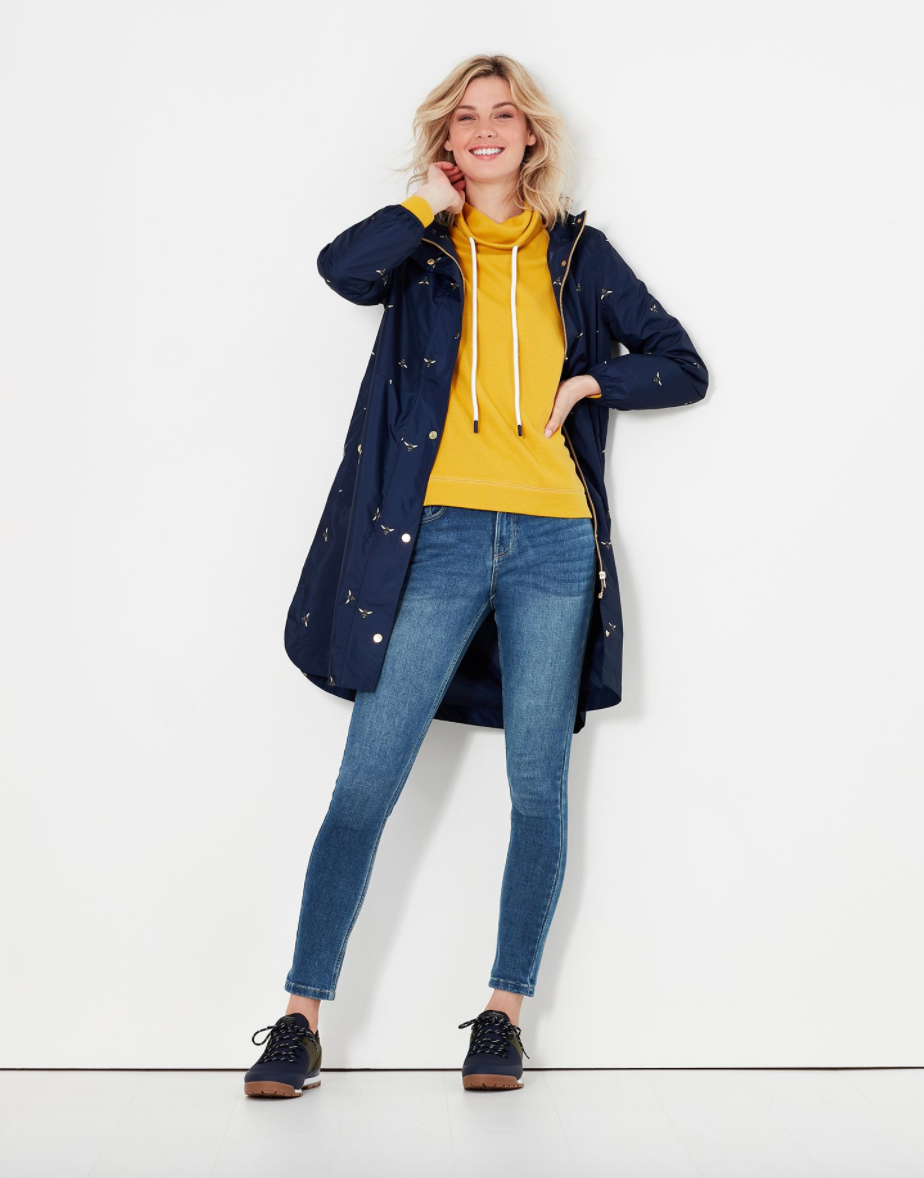 Waybridge Raincoat - Navy Bee