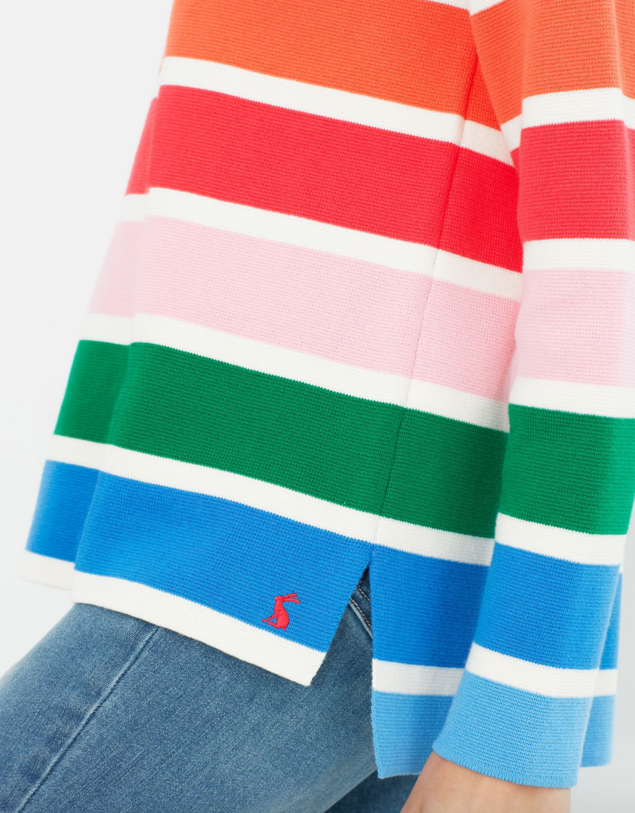 Joules - Women's Uma Milano stitch Jumper - Multi Stripe