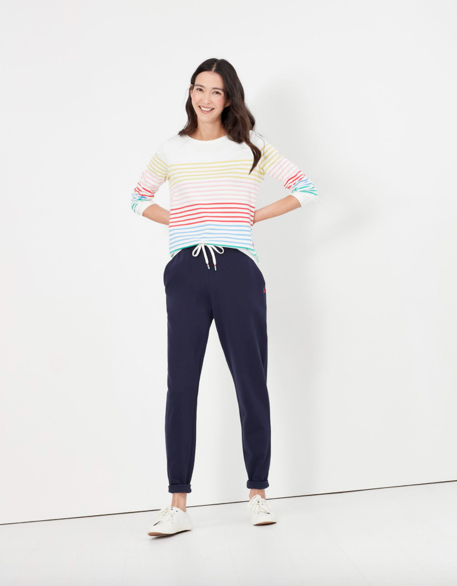 Joules - Women's Harbour Long Sleeve - Multi Colour Stripe