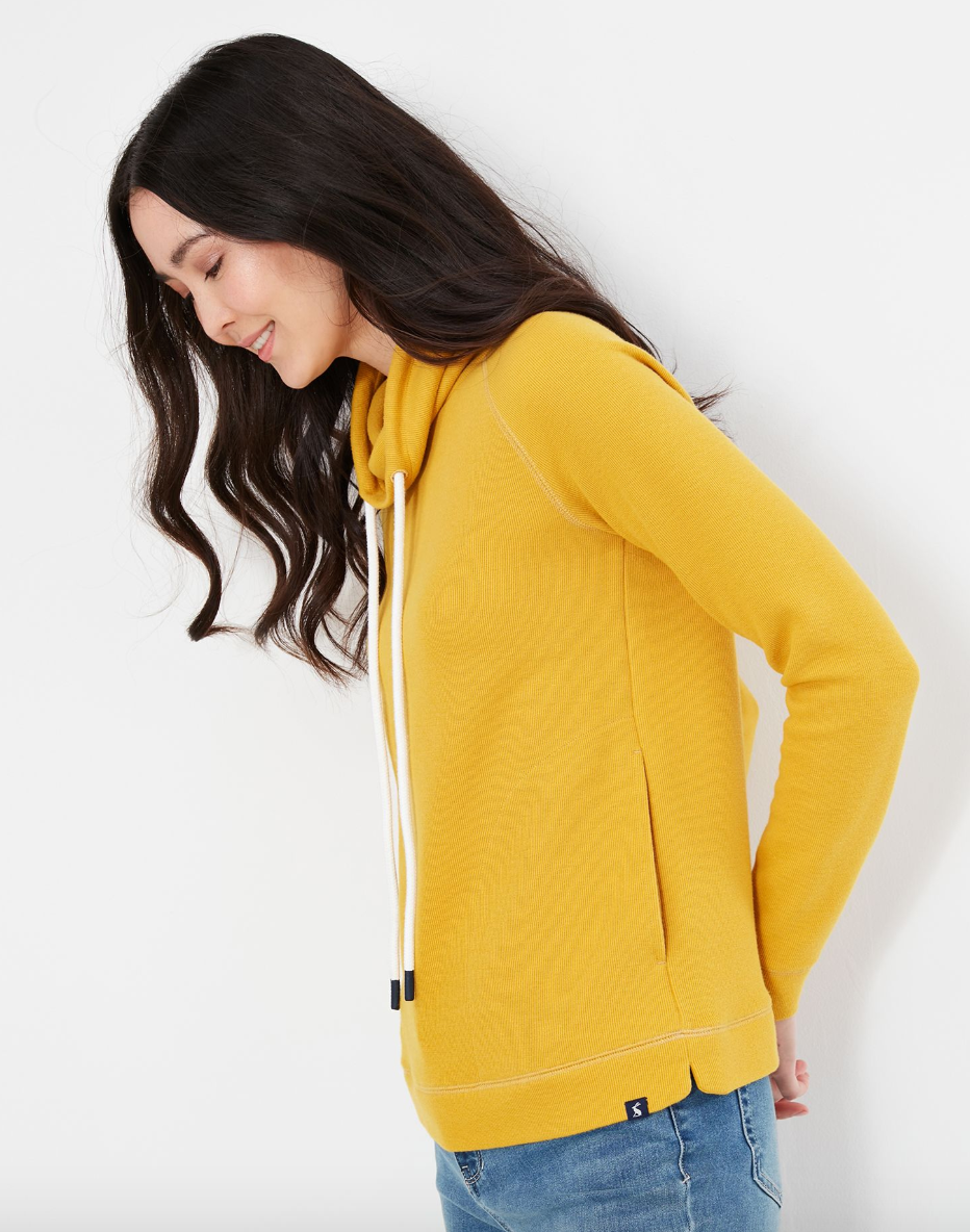 Joules - Women's Nadia Ribbed Sweatshirt - Antique Gold