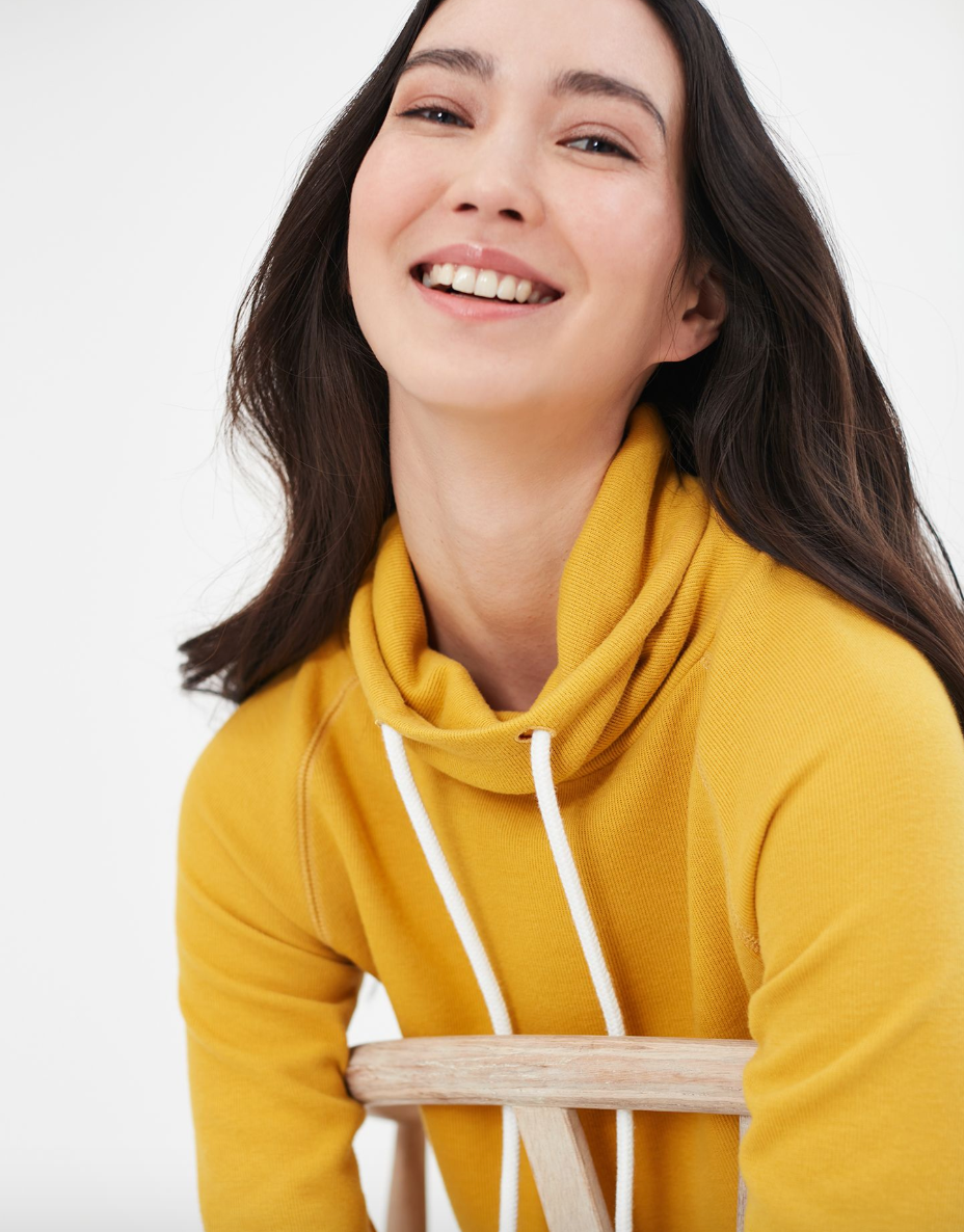 Joules - Women's Nadia Ribbed Sweatshirt - Antique Gold