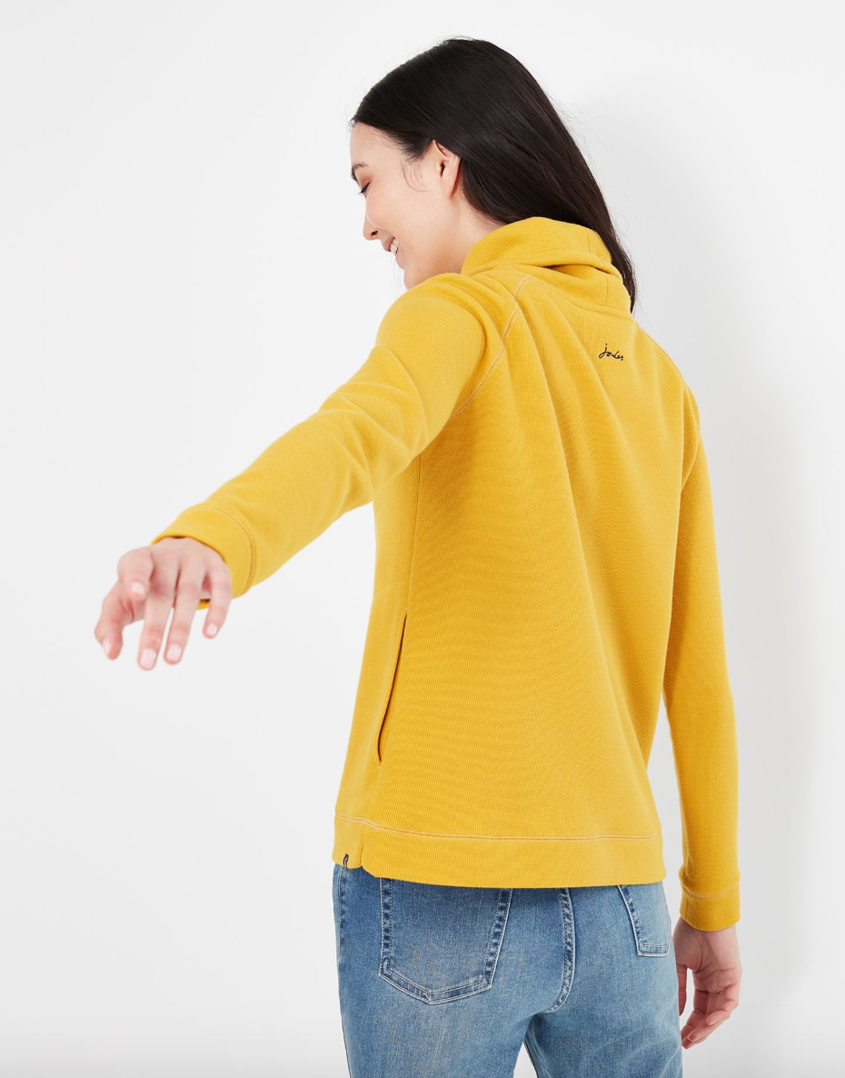 Joules - Women's Nadia Ribbed Sweatshirt - Antique Gold