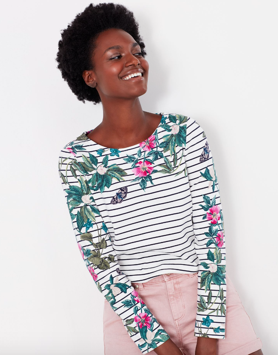 Joules - Women's Harbour Print CRMNVFLST