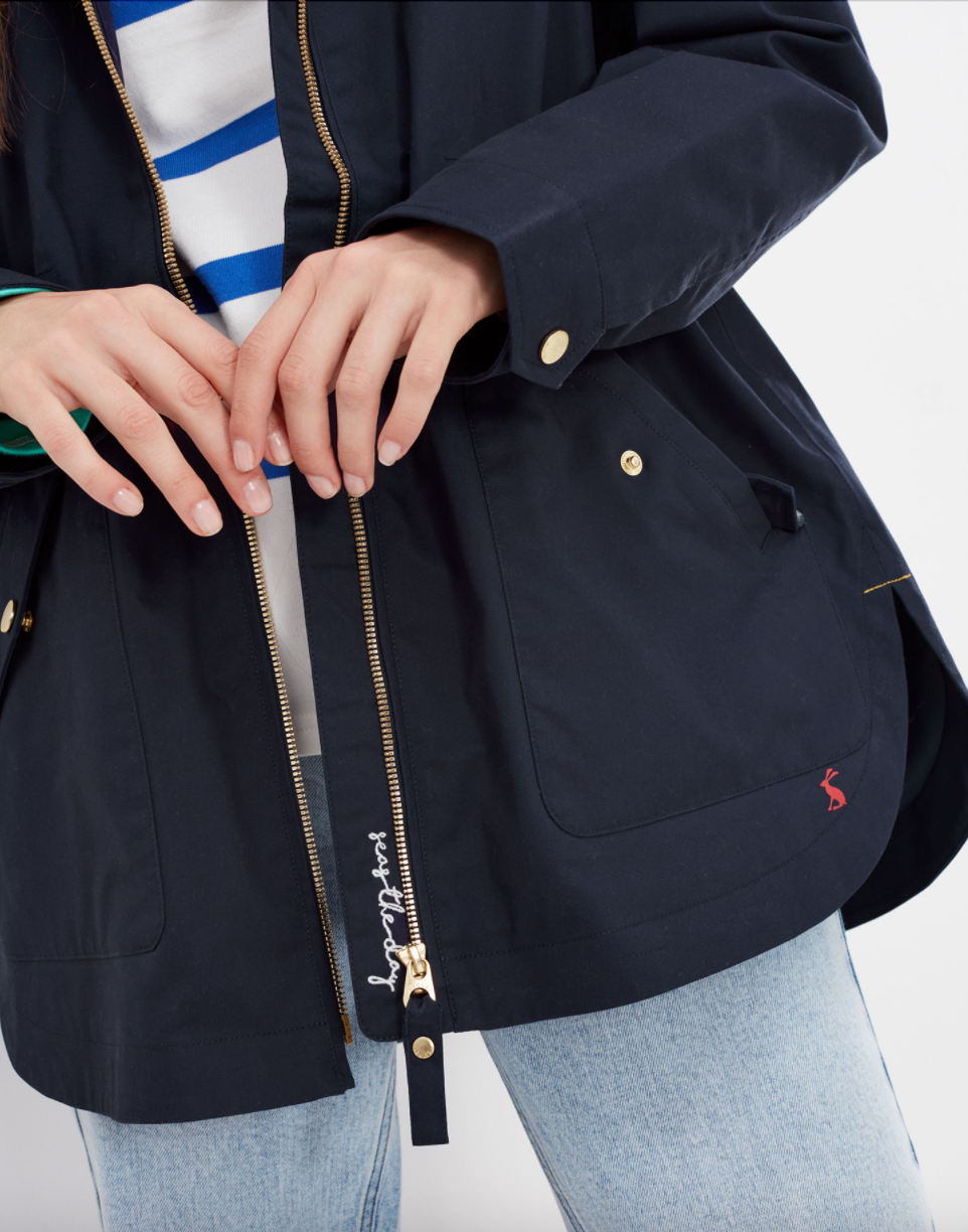 Women's Shoreside Coastal Waterproof Coat - French Navy