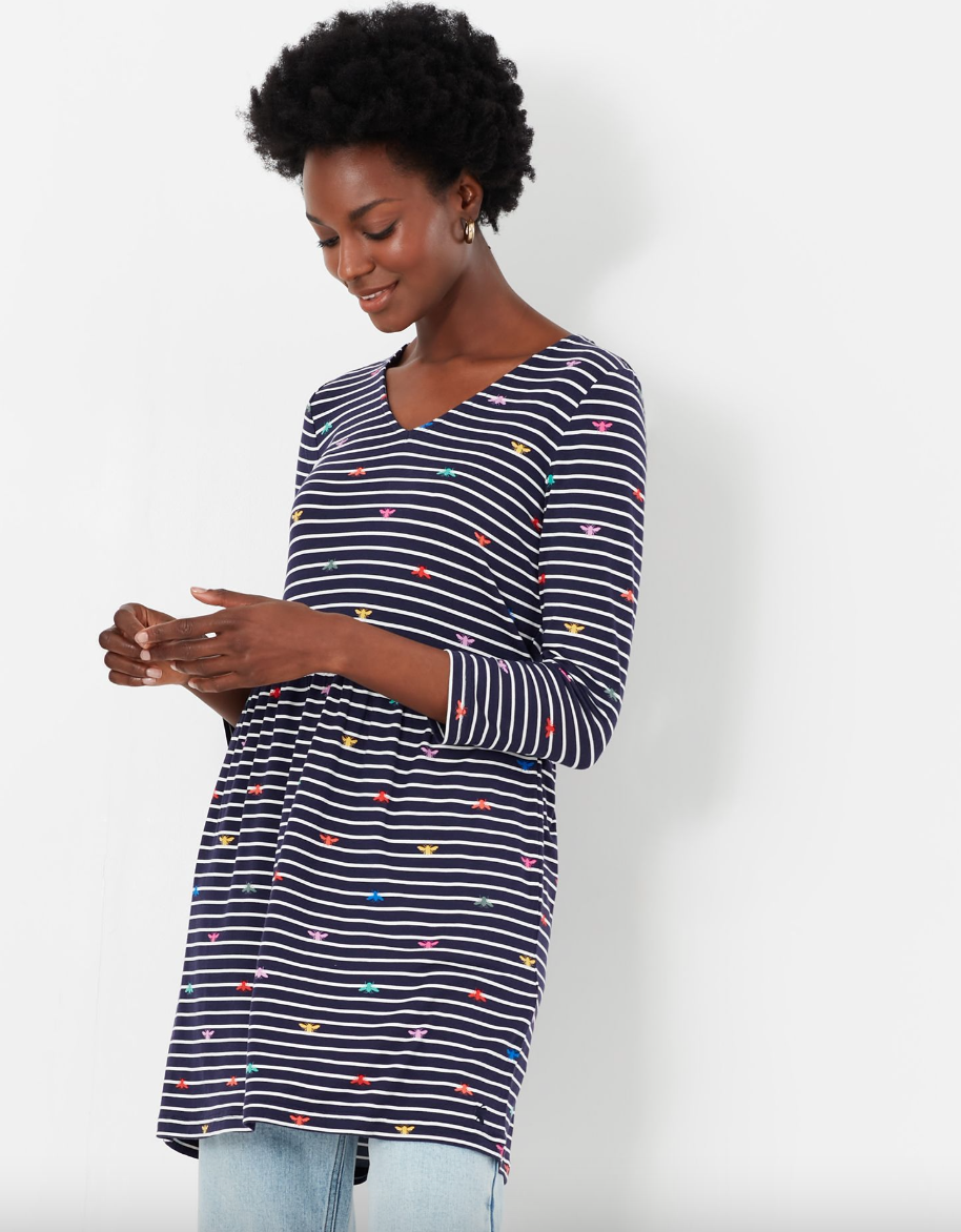 Joules - Women's Erin Dress - Navy Bee Stripe