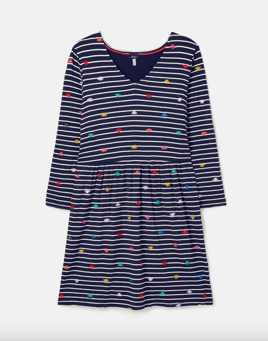 Joules - Women's Erin Dress - Navy Bee Stripe