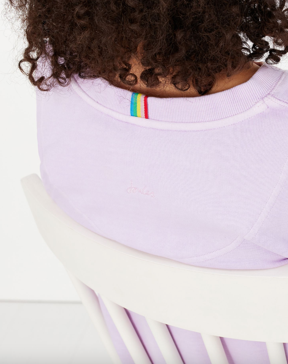 Joules - Women's Monique Crew Neck Sweatshirt - Mid Purple