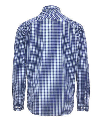Barbour - Men's Gingham Laundered shirt - Colorado Blue