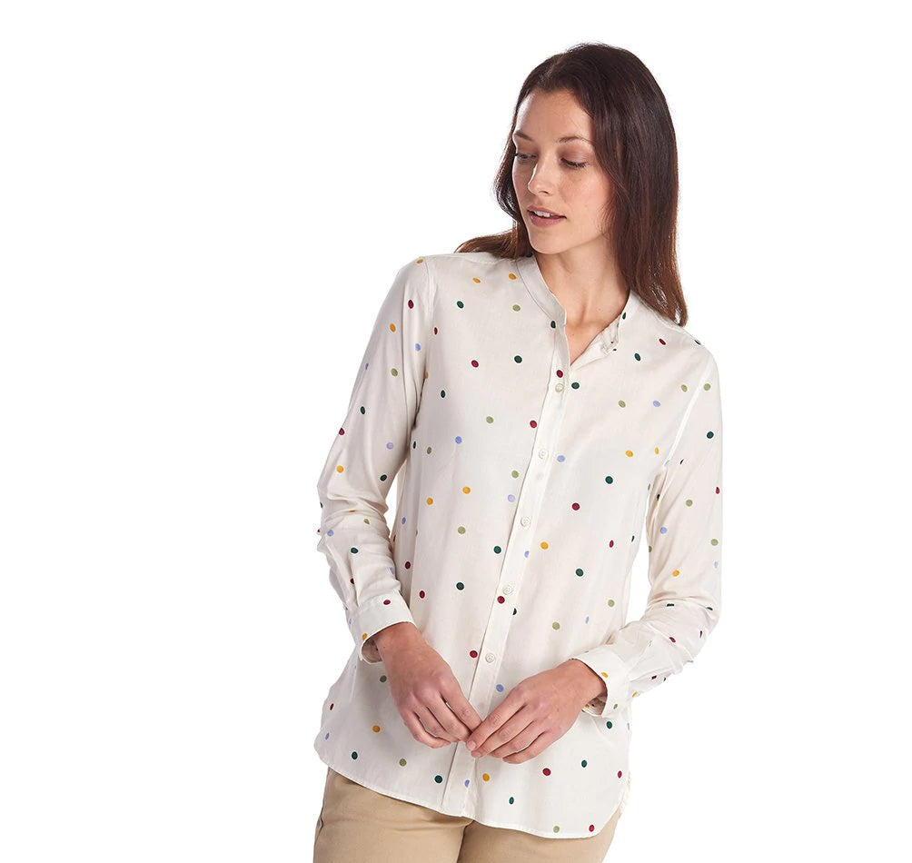 Barbour Spot Shirt - Off white