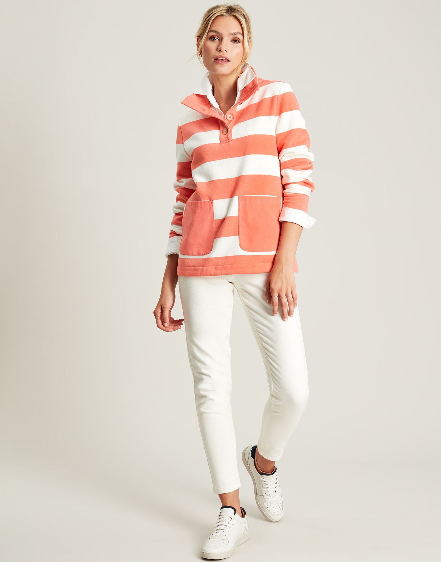 Serena Sweatshirt - Pink Stripe