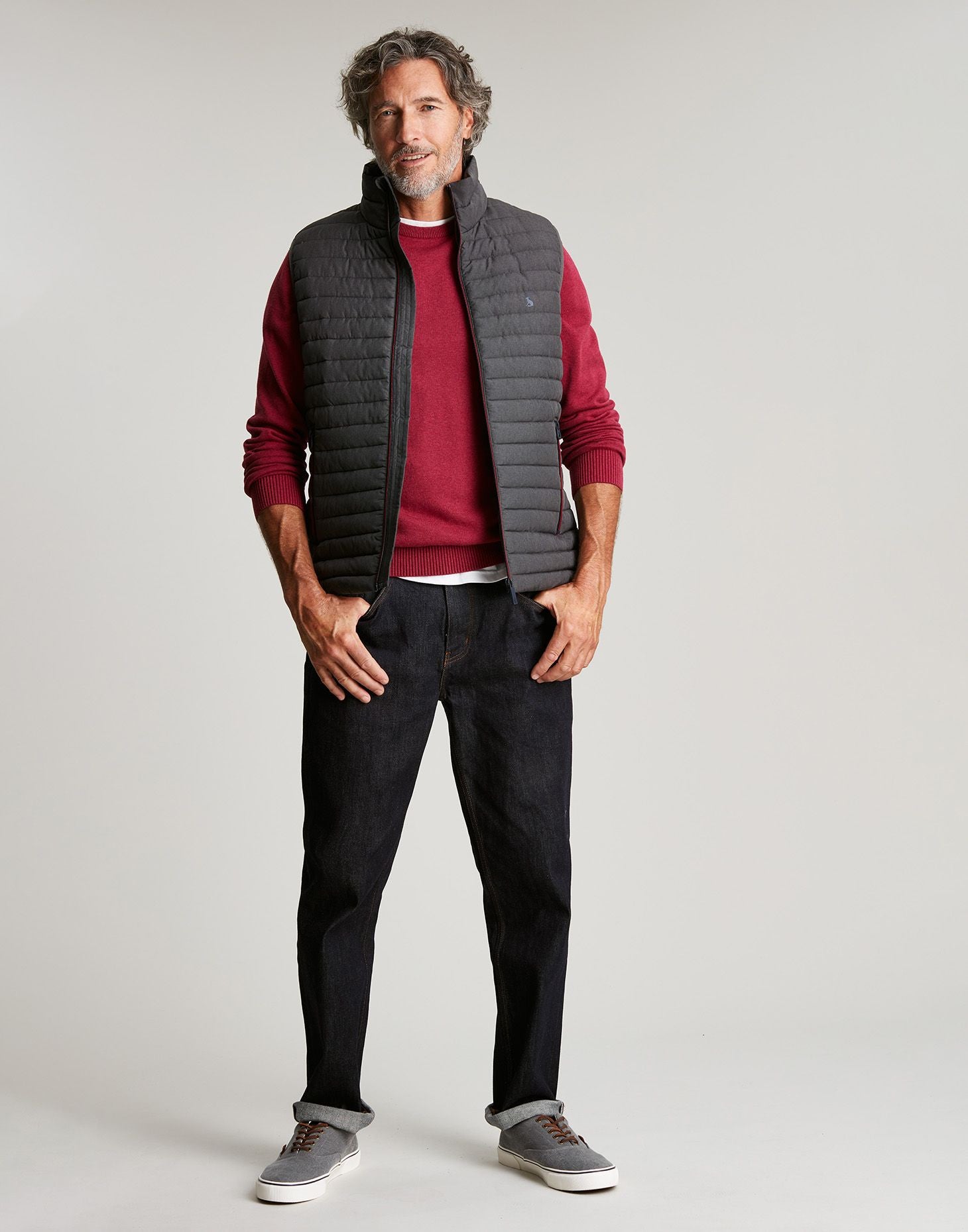 Joules - Men's Snug Gilet - GRYMARL