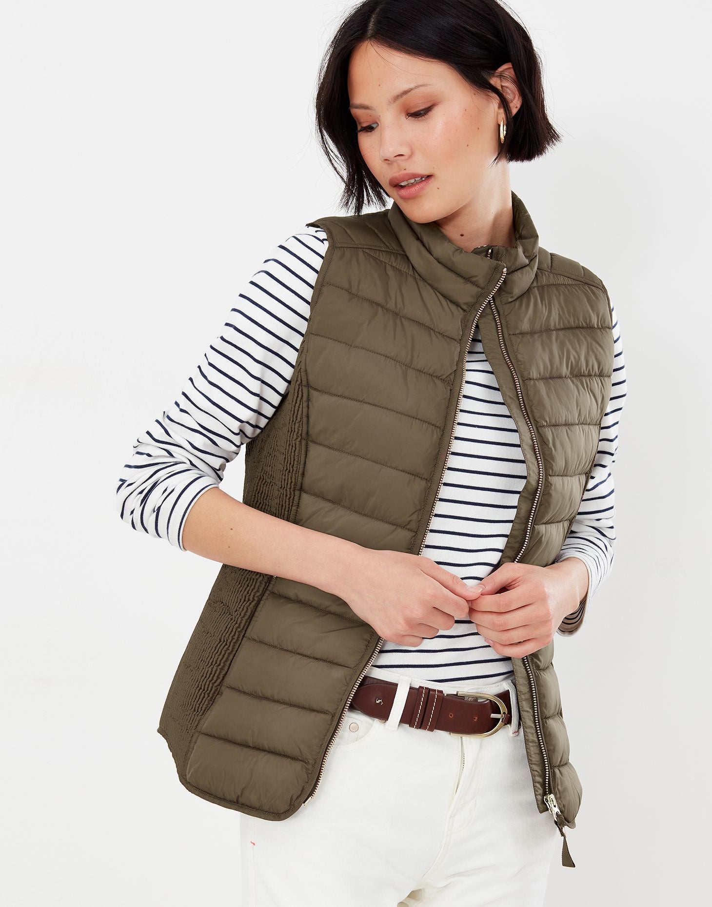Joules - Women's Whitlow Gilet - Wild Mushroom