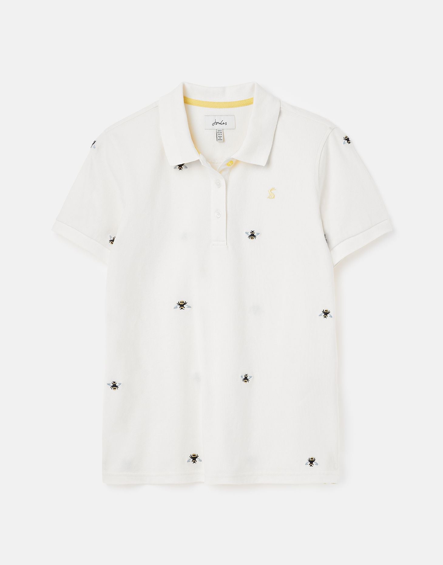 Women's Pippa Embroidered Polo Shirt - Cream Bee