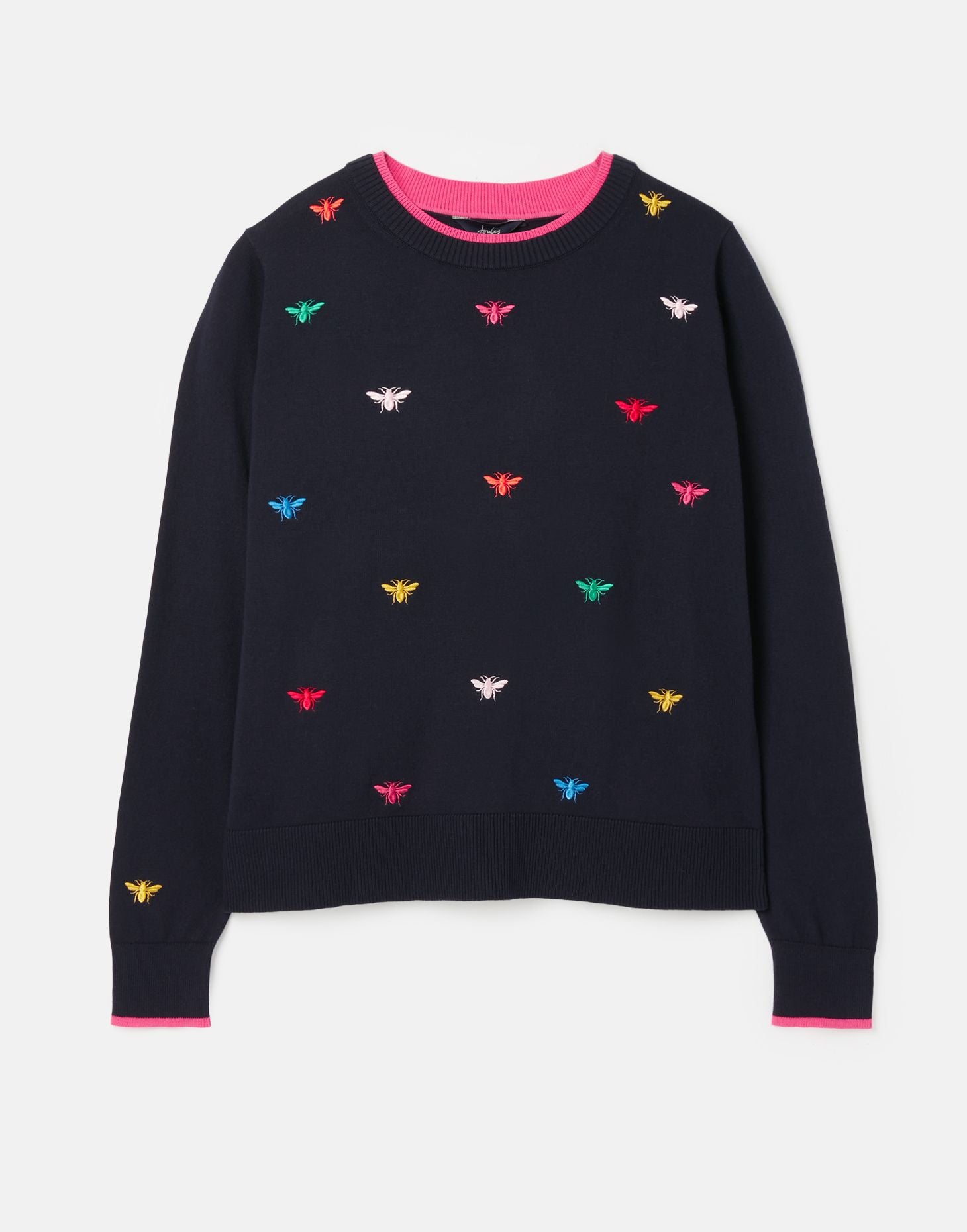 Women's Mariella Intarsia Jumper - Navy Bee