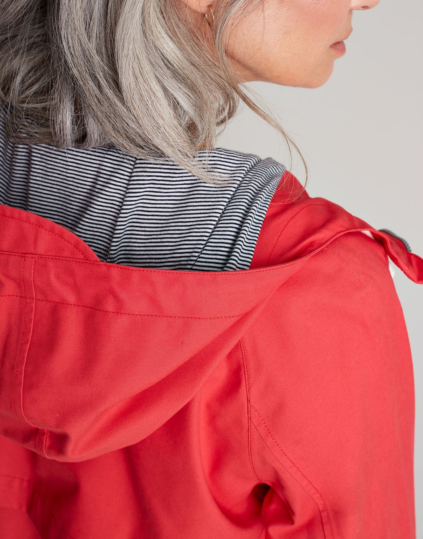Women's Shoreside Coastal Waterproof Coat - Red