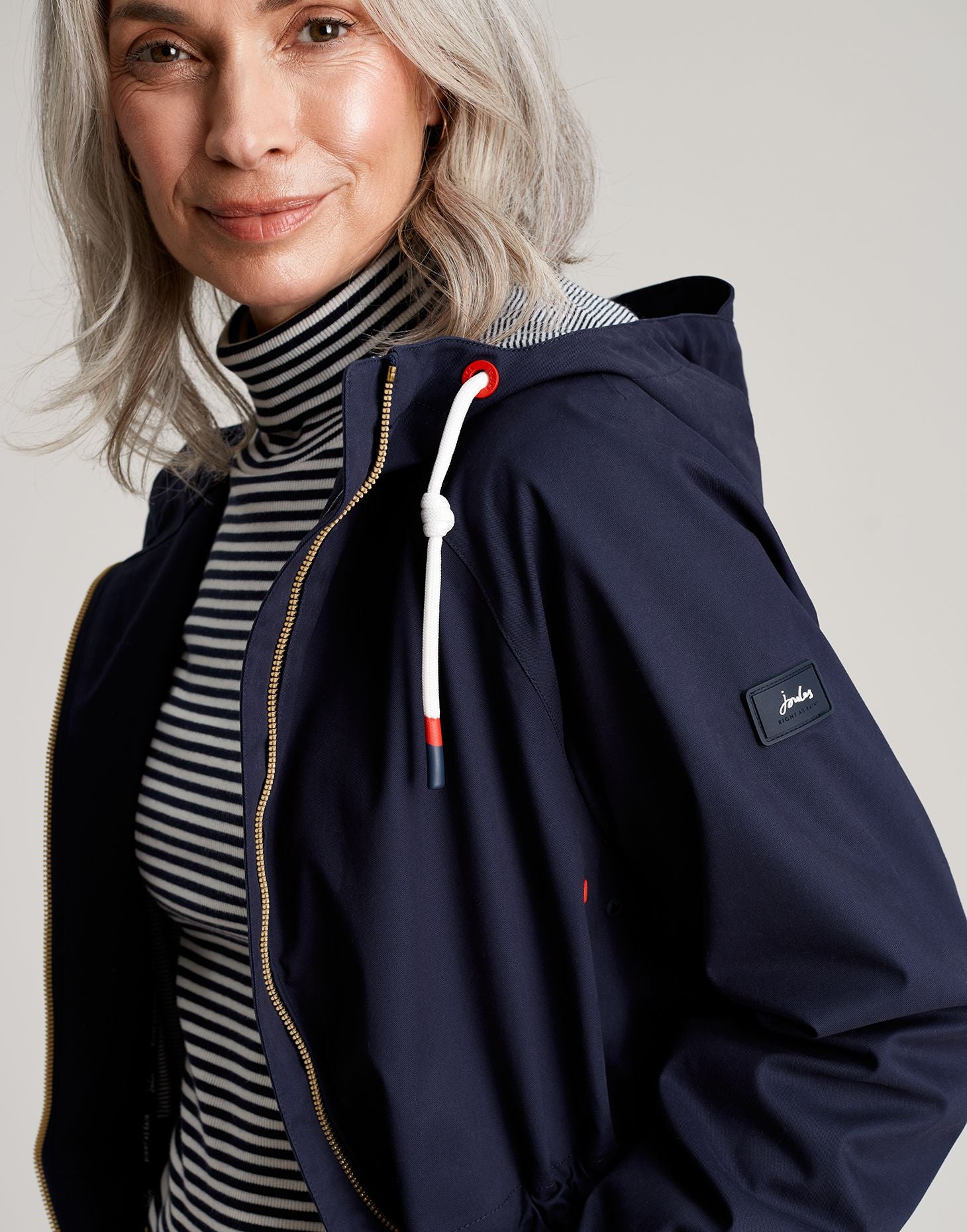 Women's Shoreside Coastal Waterproof Coat - French Navy