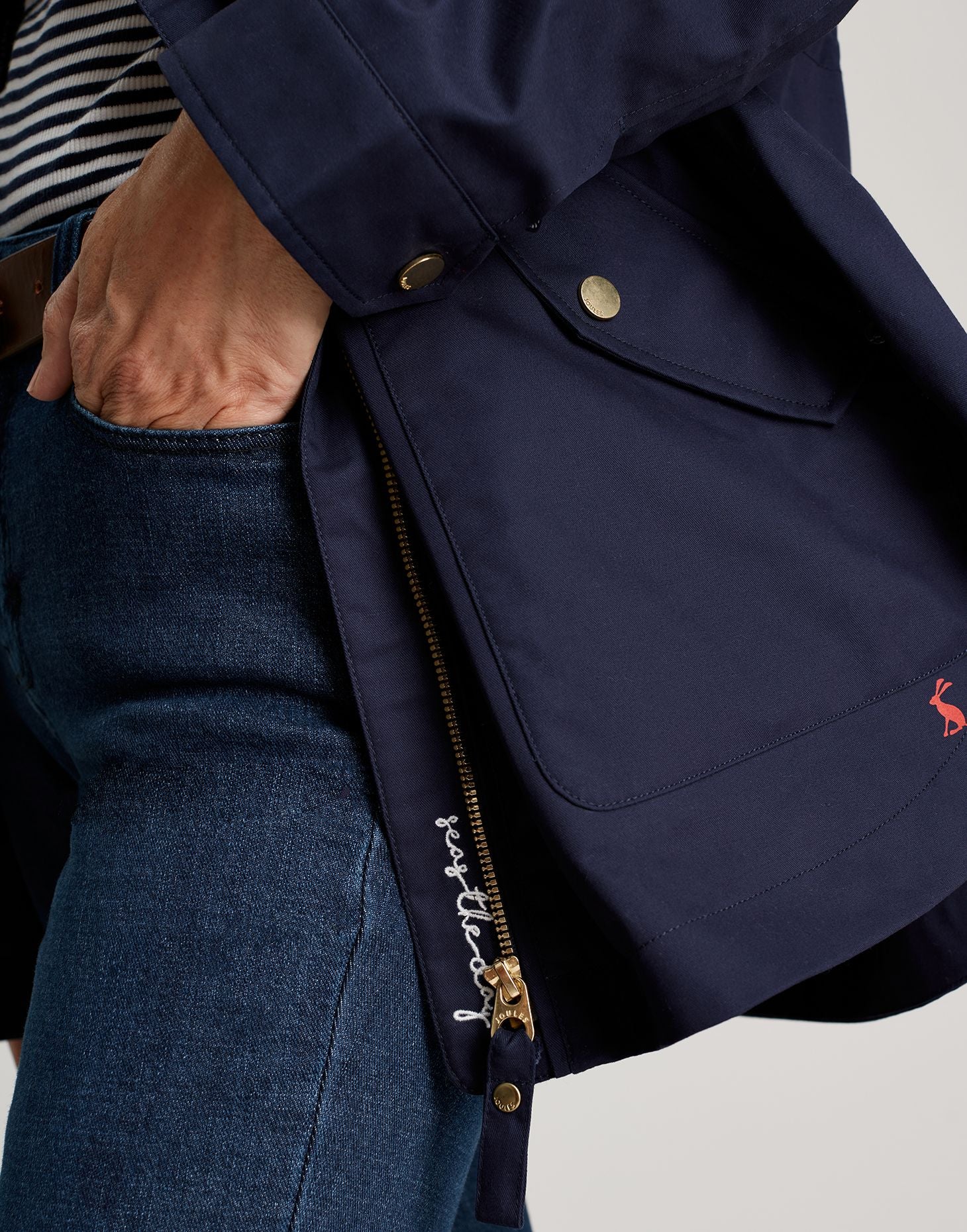 Women's Shoreside Coastal Waterproof Coat - French Navy