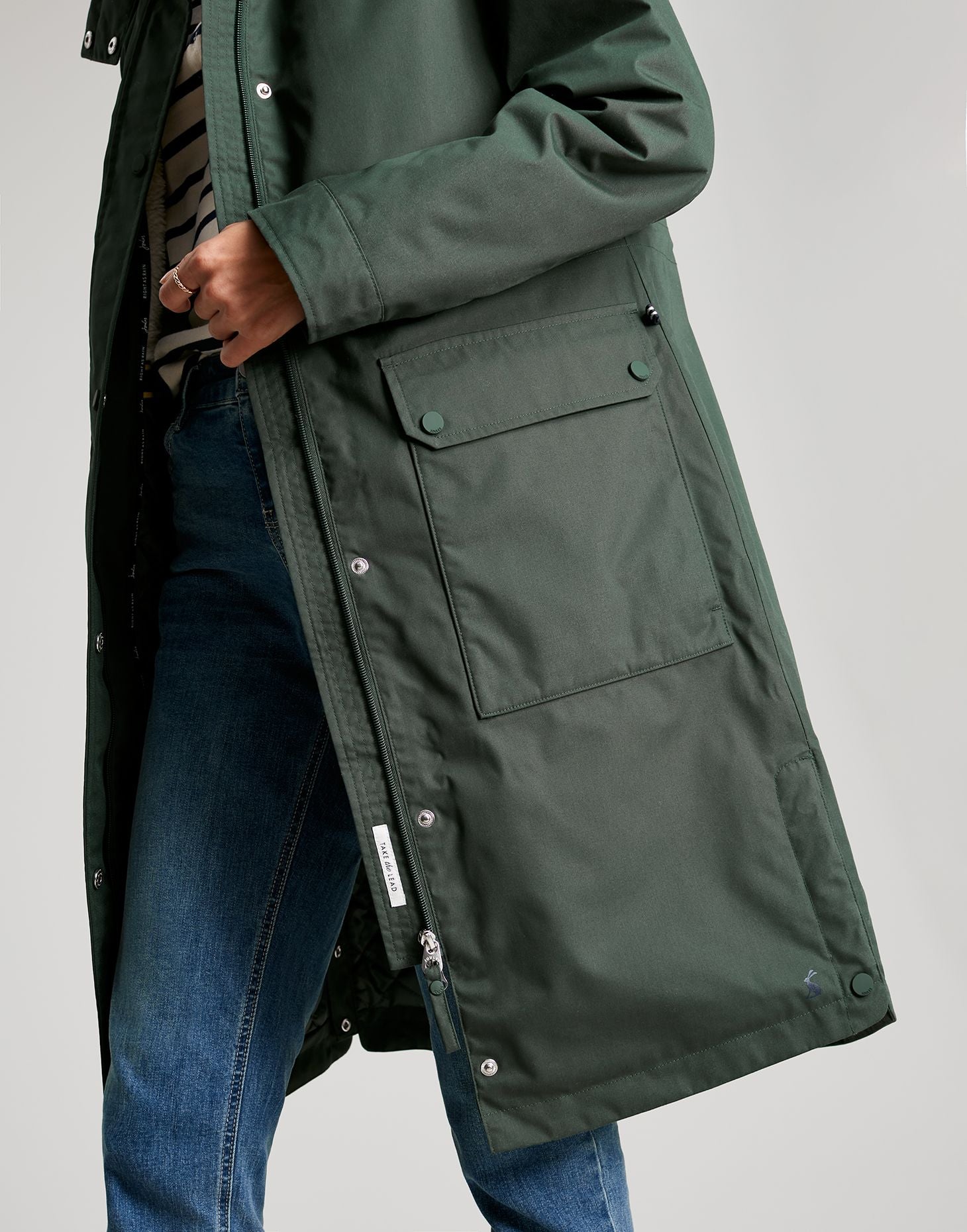 Women's Loxley Cosy Waterproof Coat - Deep Forest Green