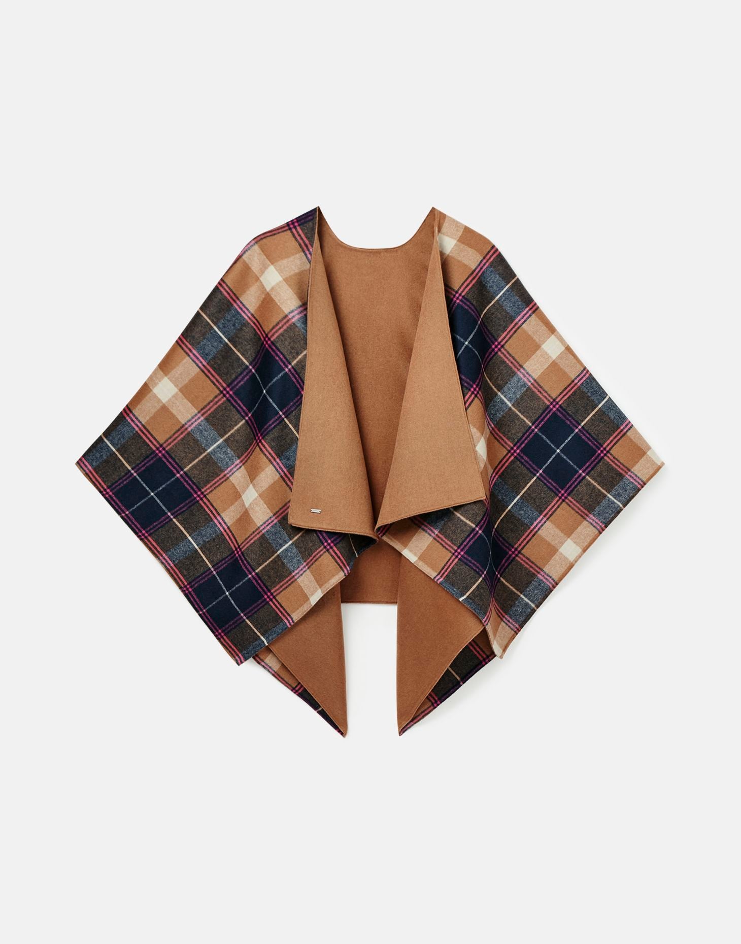 Women's Filby Reversible Cape - Bone Brown