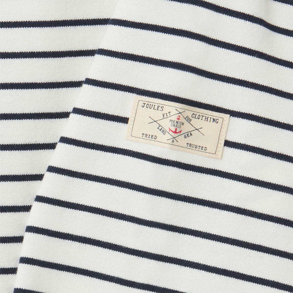 Women's Harbour Long Sleeve Top - Navy Cream Stripe