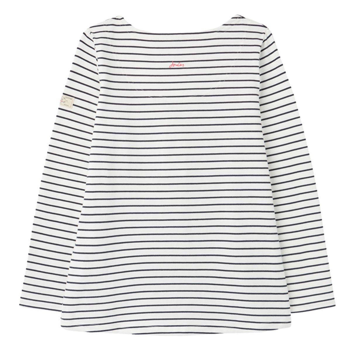 Women's Harbour Long Sleeve Top - Navy Cream Stripe