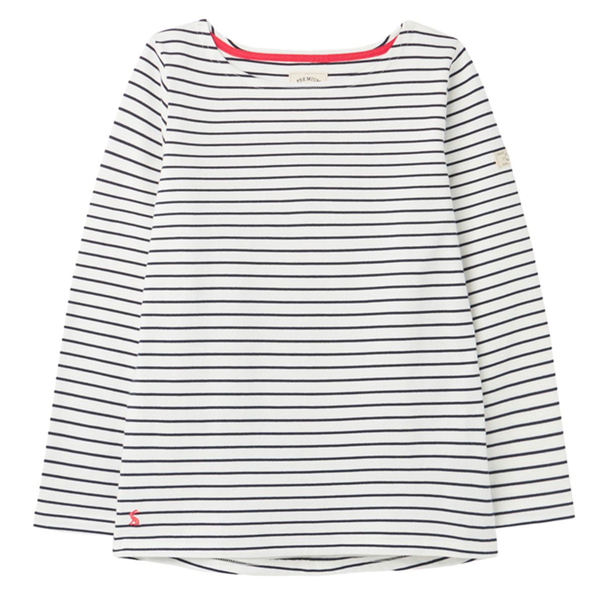 Women's Harbour Long Sleeve Top - Navy Cream Stripe