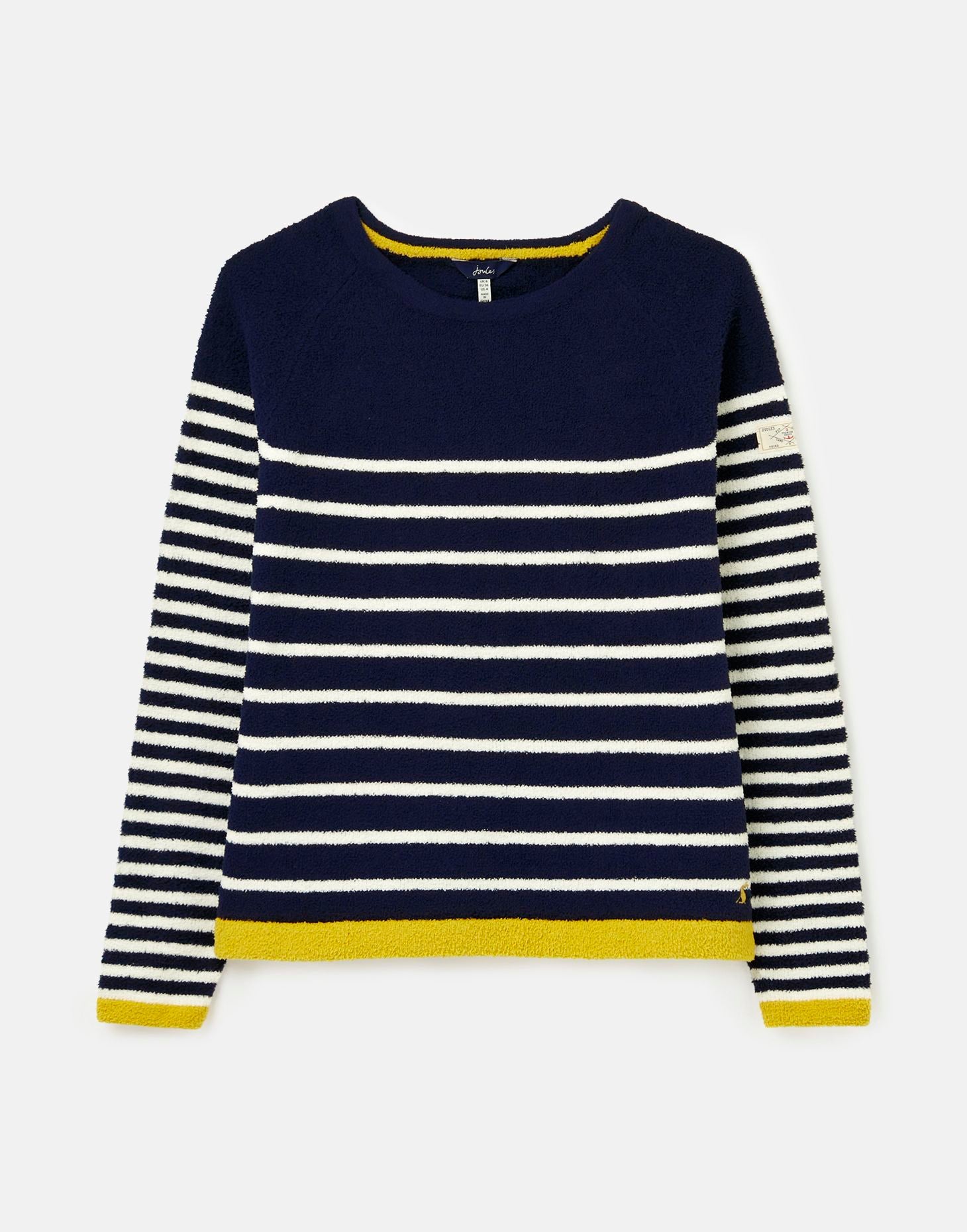Joules - Women's Seaport chenille Jumper - Navy Stripe