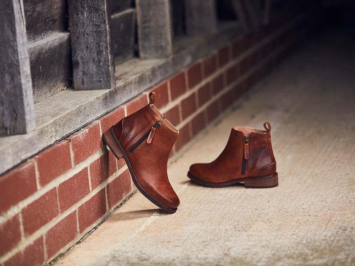 Beatrix Premium Leather Boots - Tan