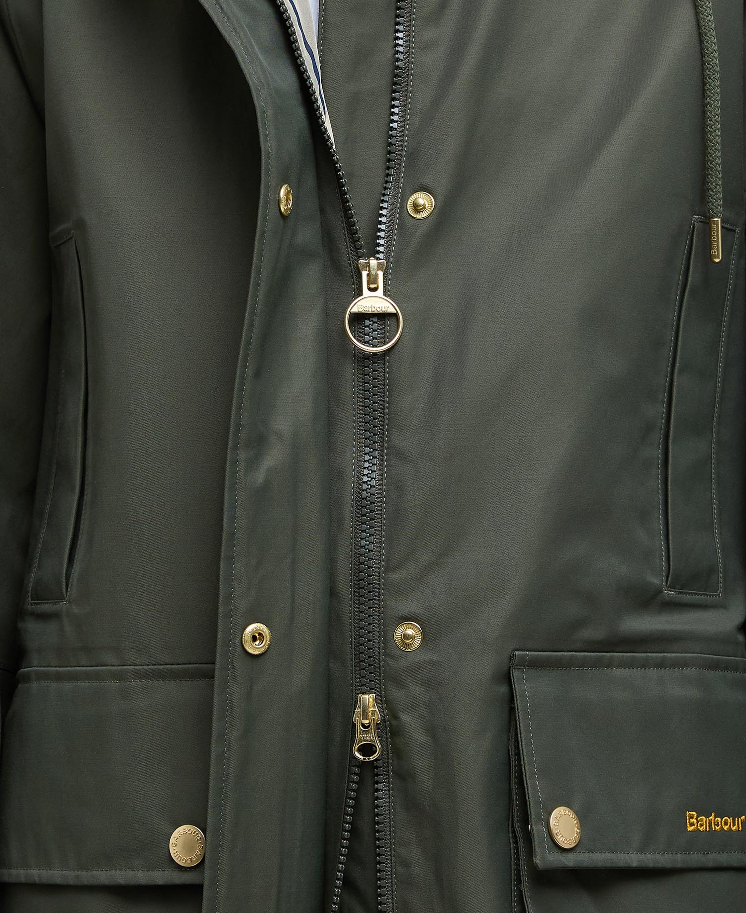 Maude Waterproof Jacket - Olive/Ancient Tartan