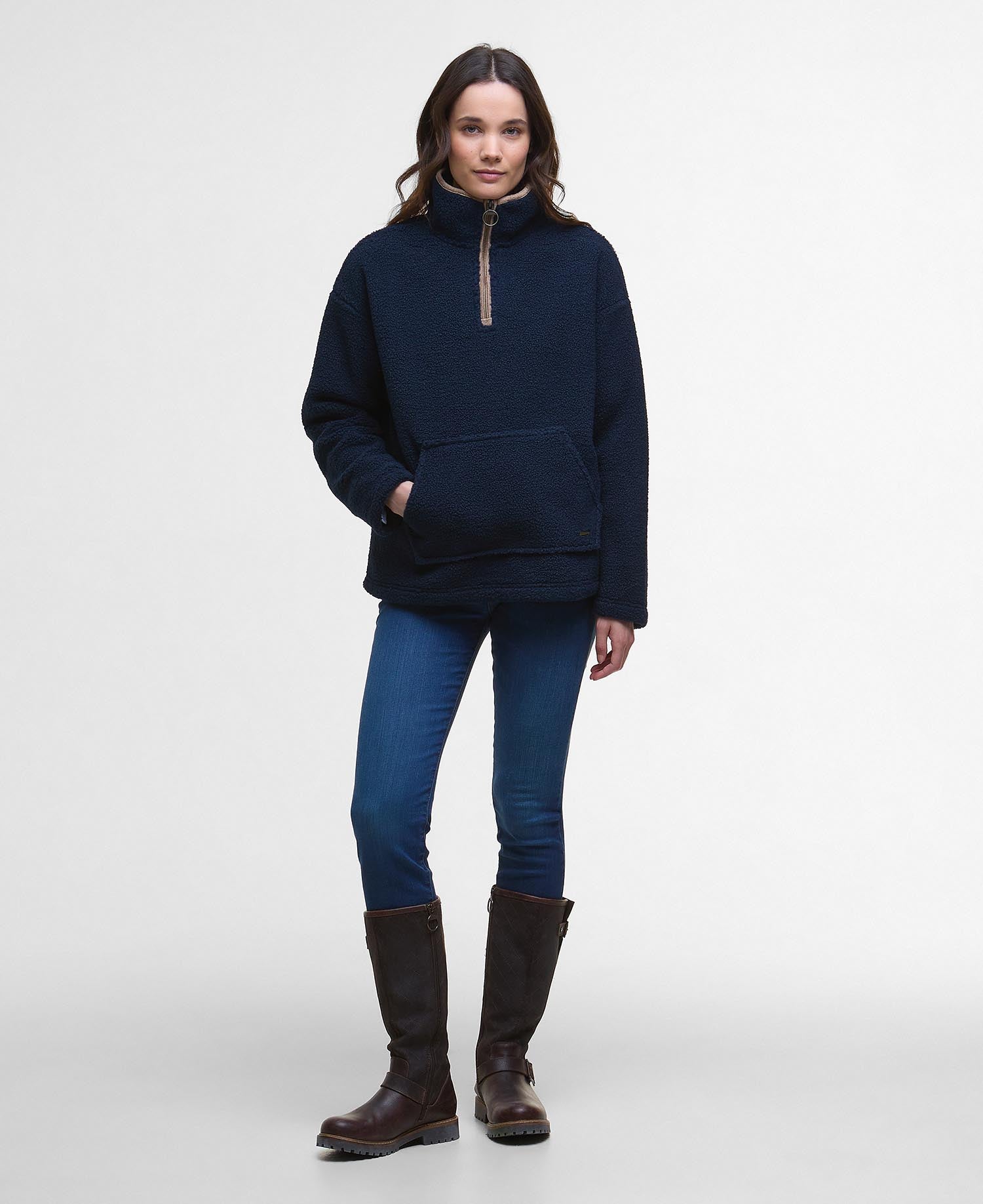 Bamburgh Half-Zip Fleece - Navy