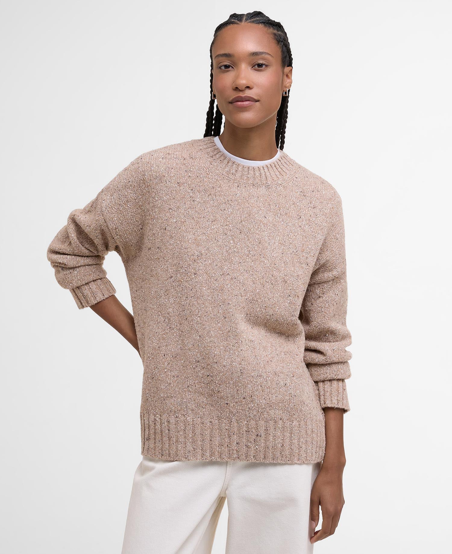 Lavensdale Crew Neck Jumper - Light Honey