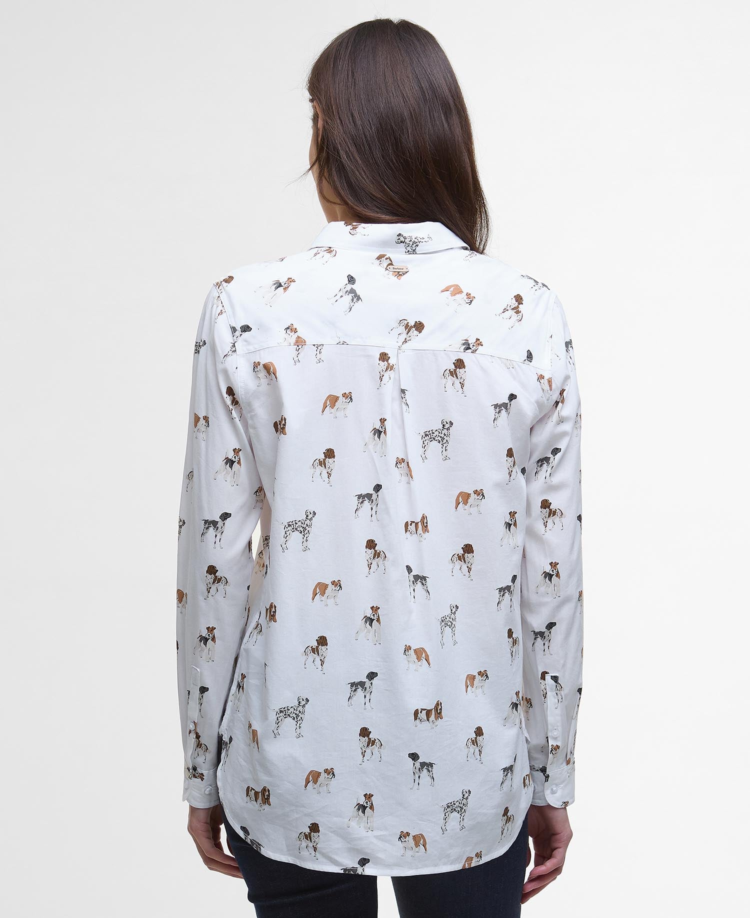 Safari Relaxed Long-Sleeved Shirt - Dog Print