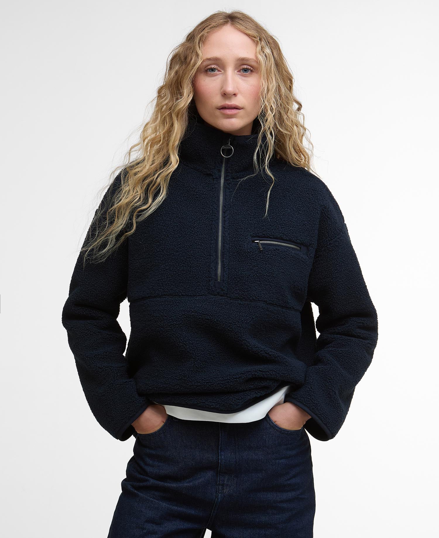 Mersea Half-Zip Fleece - Navy