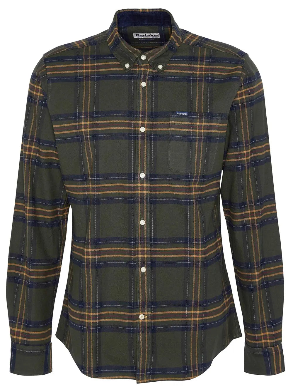 Portdown Tailored Long-Sleeved Shirt - Olive