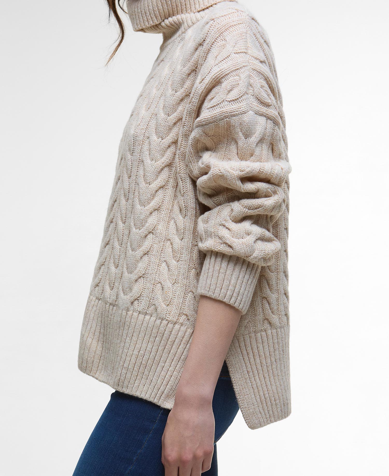 Embleton Rollneck Jumper - Birch