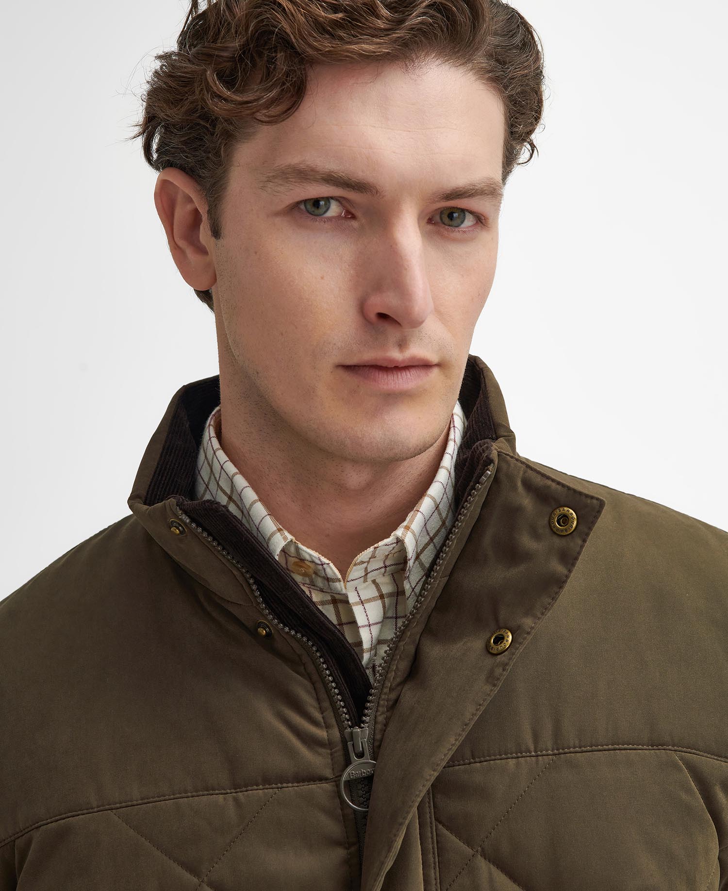 Elter Quilted Jacket - Dark Olive