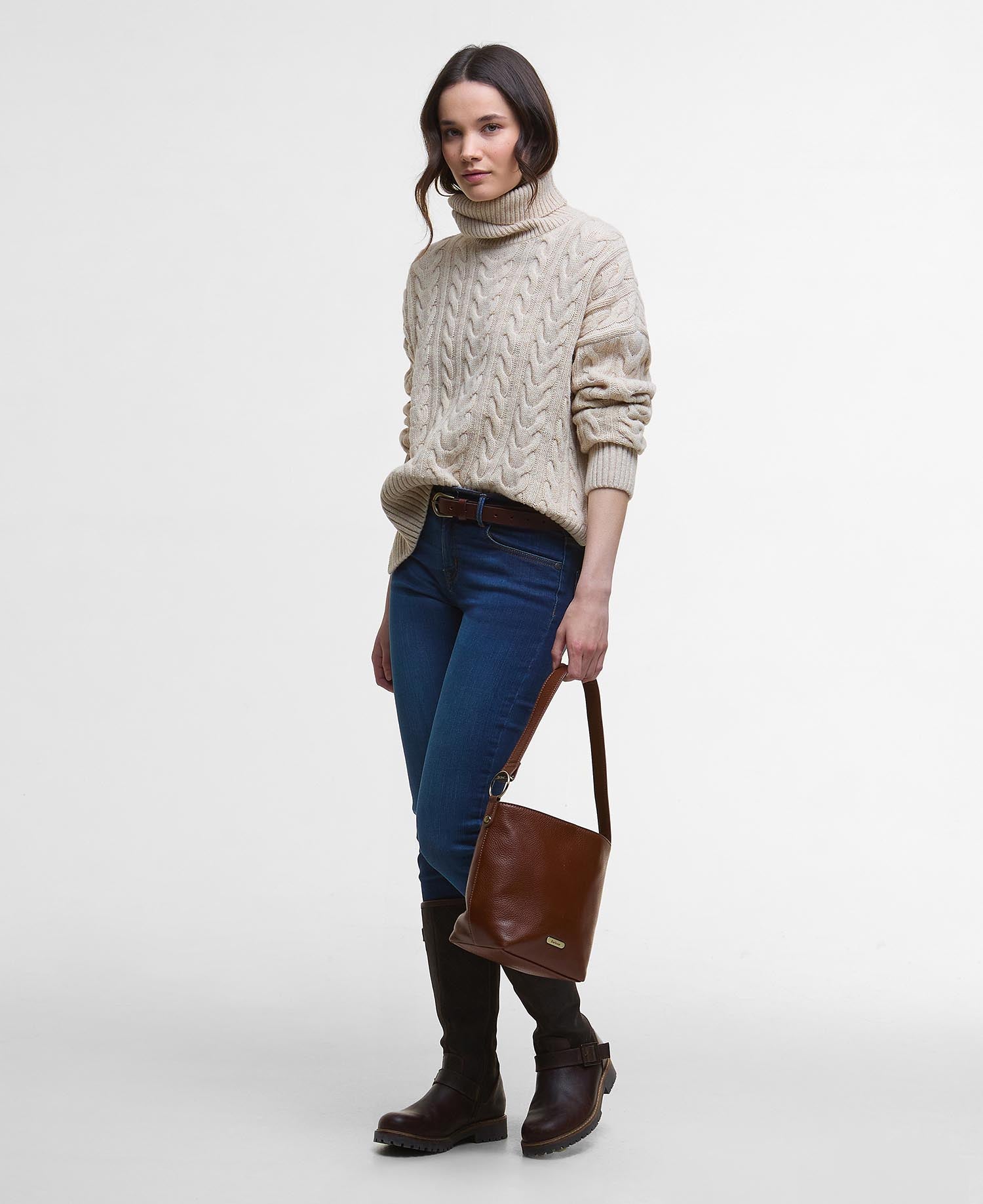 Embleton Rollneck Jumper - Birch