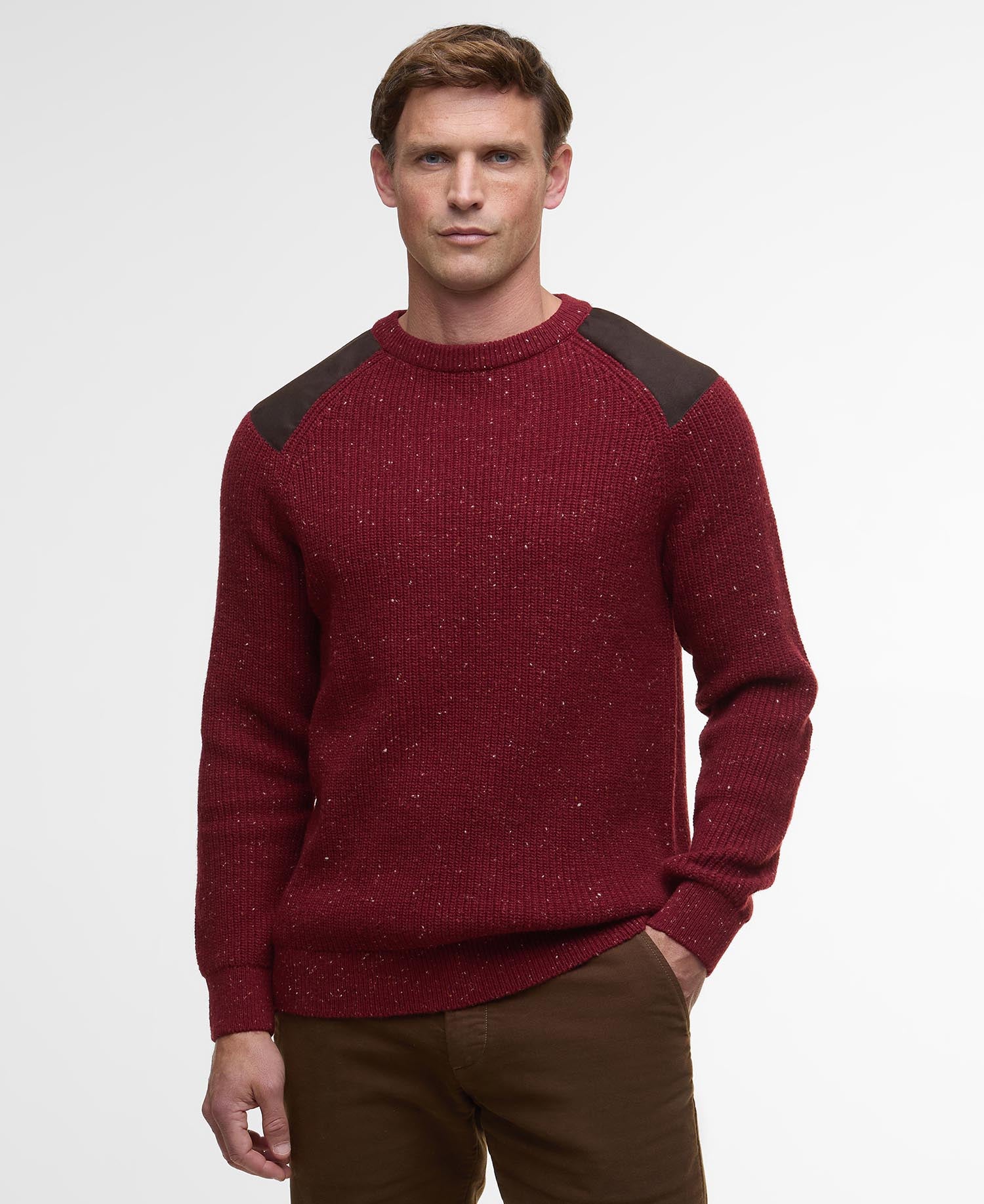 Raisthorpe Crew Neck Jumper - Fired Brick