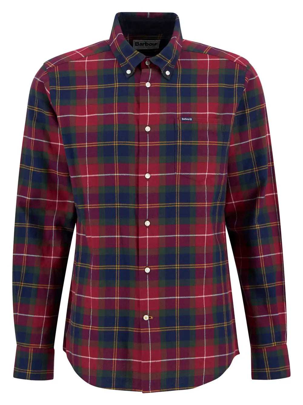 Fortrose Tailored Long-Sleeved Shirt - Winterberry Tartan