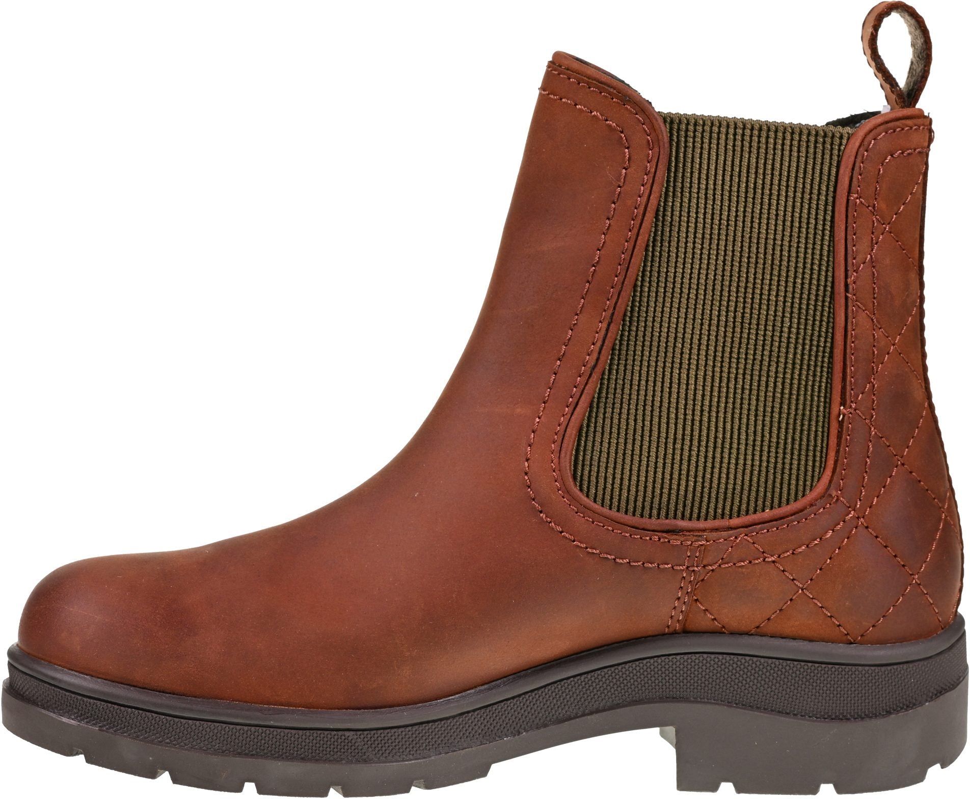 Amble Chelsea Boot - Mahogony Nubuck/Choc