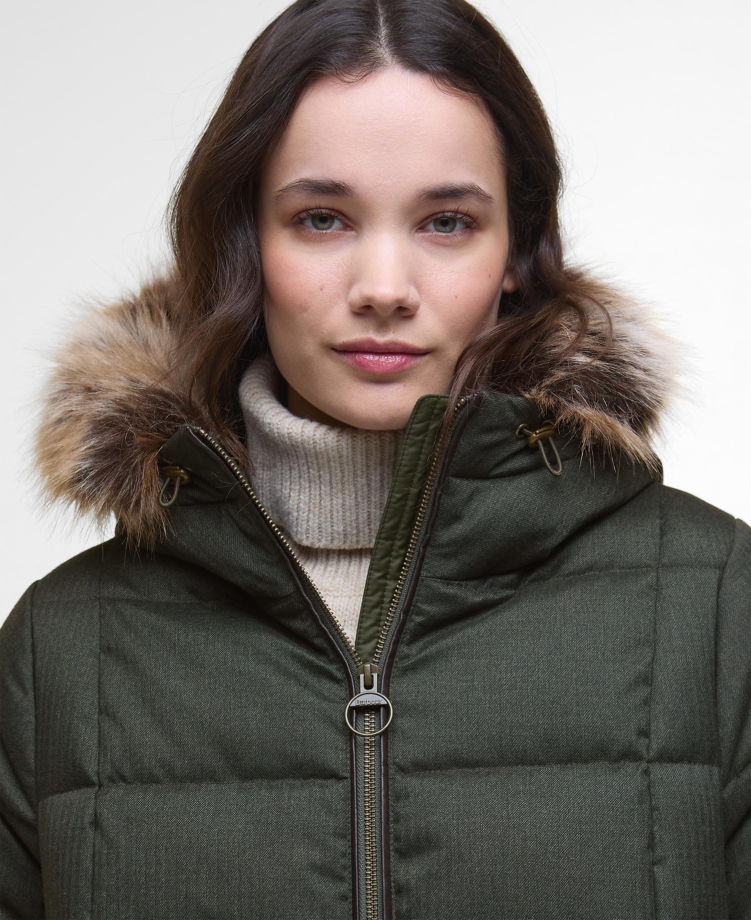 Marjoram Puffer Jacket - Olive/Classic