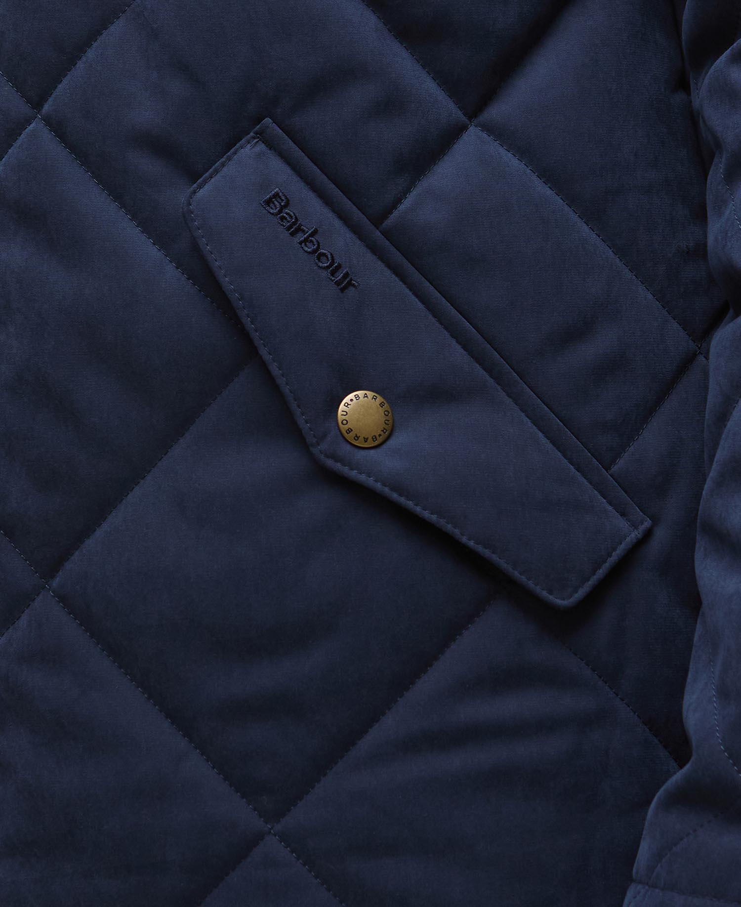 Elter Quilted Jacket - Navy