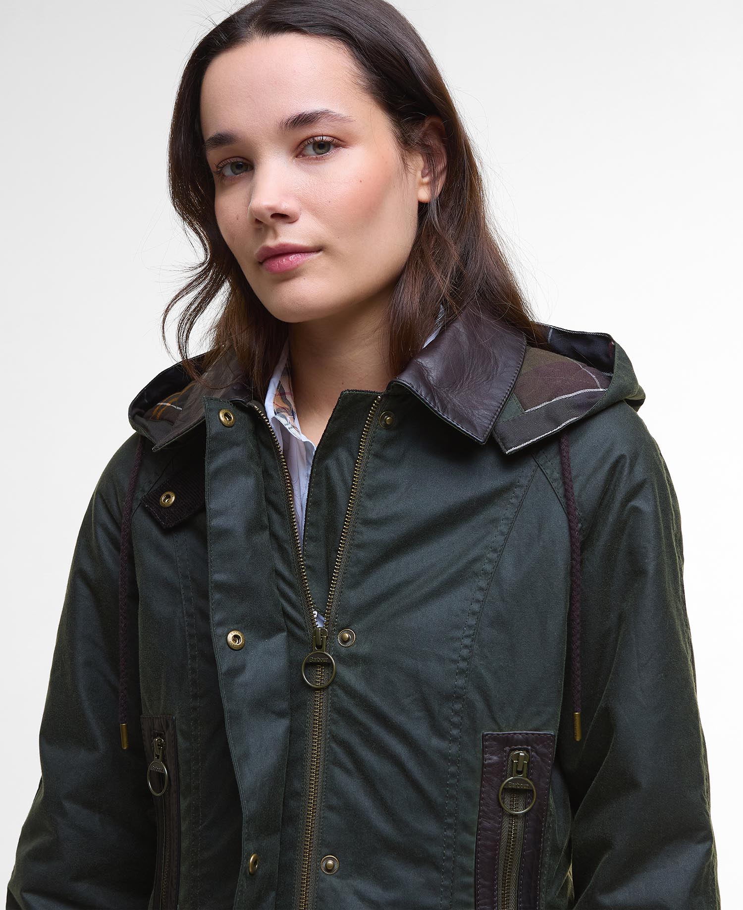 Ivy Waxed Jacket - Fern