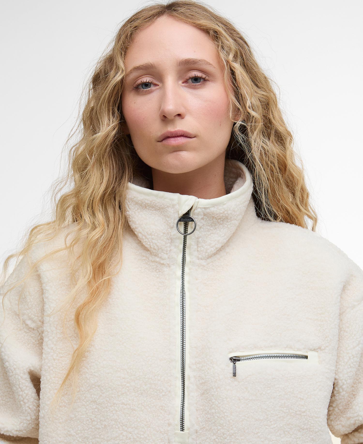 Mersea Half-Zip Fleece - Natural
