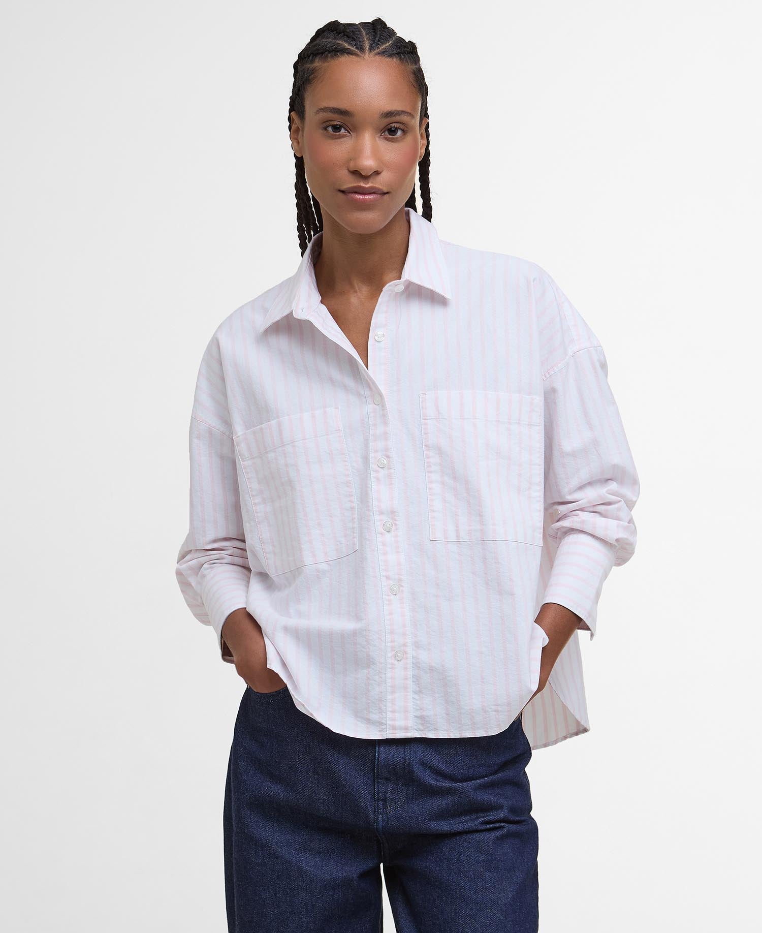 Lavensdale Striped Relaxed Shirt - Pink Stripe