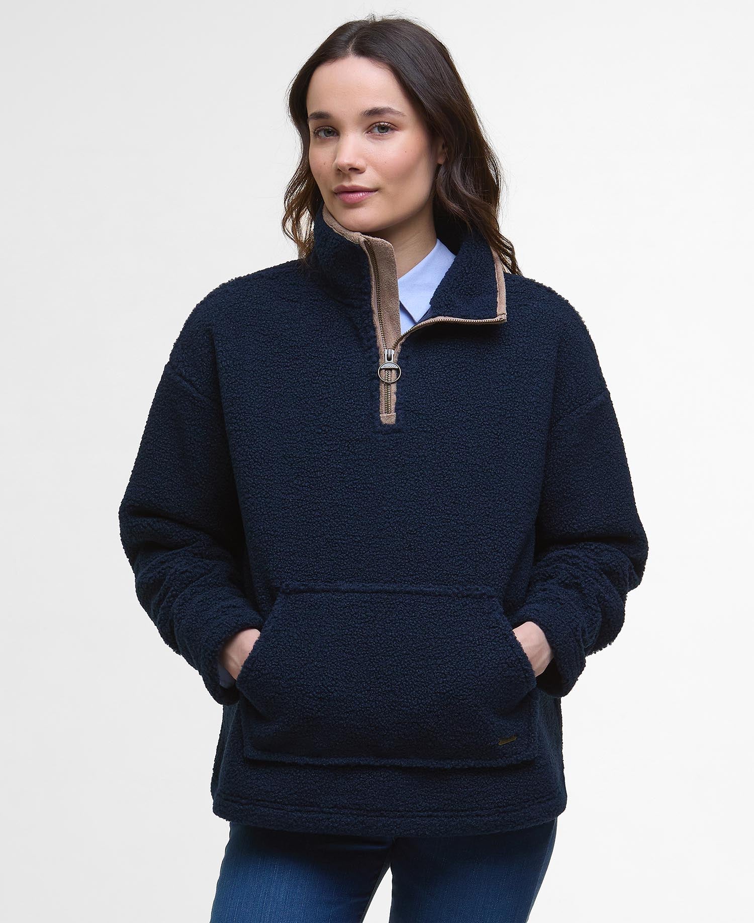 Bamburgh Half-Zip Fleece - Navy